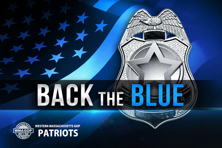 Patriot BACK THE BLUE Signs